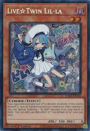 LiveTwin Lil-la (Secret Rare) (RA04-EN036) - Quarter Century Stampede 1st Edition - Premium Yugioh Single from Konami - Just $0.26! Shop now at Game Crave Tournament Store
