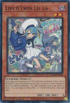 LiveTwin Lil-la (RA04-EN036) - Quarter Century Stampede 1st Edition - Premium Yugioh Single from Konami - Just $0.25! Shop now at Game Crave Tournament Store