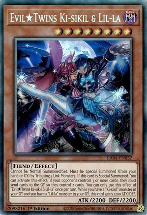 EvilTwins Ki-sikil & Lil-la (PCR) (RA04-EN037) - Quarter Century Stampede 1st Edition - Premium Yugioh Single from Konami - Just $0.26! Shop now at Game Crave Tournament Store