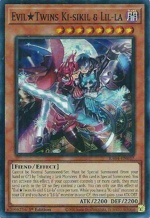 EvilTwins Ki-sikil & Lil-la (RA04-EN037) - Quarter Century Stampede 1st Edition - Premium Yugioh Single from Konami - Just $0.25! Shop now at Game Crave Tournament Store