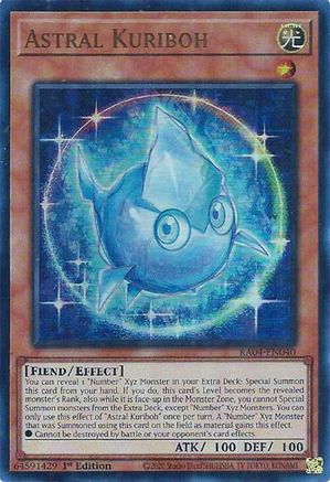 Astral Kuriboh (UR) (RA04-EN040) - Quarter Century Stampede 1st Edition - Premium Yugioh Single from Konami - Just $0.25! Shop now at Game Crave Tournament Store