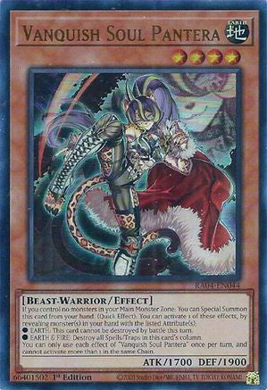 Vanquish Soul Pantera (UR) (RA04-EN044) - Quarter Century Stampede 1st Edition - Premium Yugioh Single from Konami - Just $0.25! Shop now at Game Crave Tournament Store