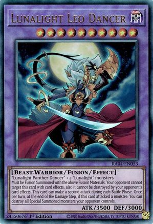 Lunalight Leo Dancer (PUR) (RA04-EN053) - Quarter Century Stampede 1st Edition - Premium Yugioh Single from Konami - Just $0.25! Shop now at Game Crave Tournament Store