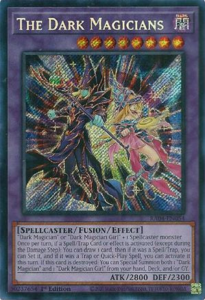 The Dark Magicians (Secret Rare) (RA04-EN054) - Quarter Century Stampede 1st Edition - Premium Yugioh Single from Konami - Just $0.45! Shop now at Game Crave Tournament Store