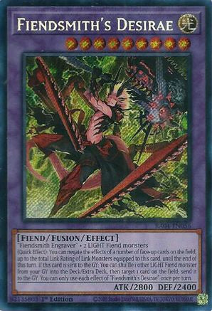 Fiendsmith's Desirae (Secret Rare) (RA04-EN056) - Quarter Century Stampede 1st Edition - Premium Yugioh Single from Konami - Just $0.25! Shop now at Game Crave Tournament Store