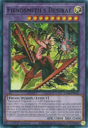 Fiendsmith's Desirae (RA04-EN056) - Quarter Century Stampede 1st Edition - Premium Yugioh Single from Konami - Just $0.25! Shop now at Game Crave Tournament Store
