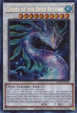 Ghoti of the Deep Beyond (Secret Rare) (RA04-EN060) - Quarter Century Stampede 1st Edition - Premium Yugioh Single from Konami - Just $0.25! Shop now at Game Crave Tournament Store