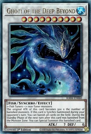 Ghoti of the Deep Beyond (PUR) (RA04-EN060) - Quarter Century Stampede 1st Edition - Premium Yugioh Single from Konami - Just $0.27! Shop now at Game Crave Tournament Store