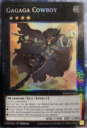 Gagaga Cowboy (PCR) (RA04-EN064) - Quarter Century Stampede 1st Edition