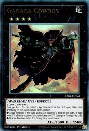 Gagaga Cowboy (PUR) (RA04-EN064) - Quarter Century Stampede 1st Edition - Premium Yugioh Single from Konami - Just $0.34! Shop now at Game Crave Tournament Store