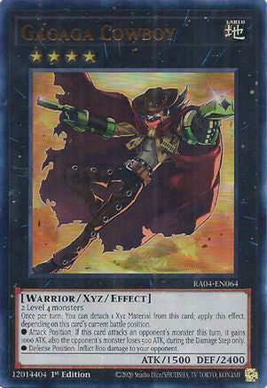 Gagaga Cowboy (UR) (RA04-EN064) - Quarter Century Stampede 1st Edition - Premium Yugioh Single from Konami - Just $0.25! Shop now at Game Crave Tournament Store