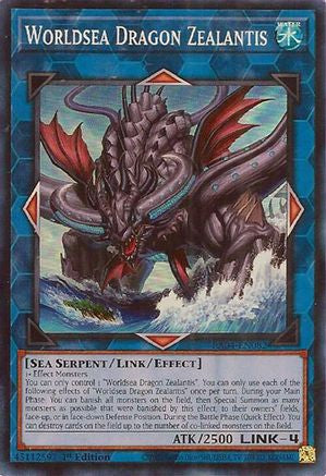 Worldsea Dragon Zealantis (RA04-EN082) - Quarter Century Stampede 1st Edition - Premium Yugioh Single from Konami - Just $0.25! Shop now at Game Crave Tournament Store
