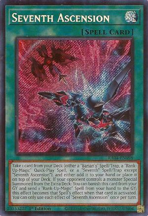 Seventh Ascension (RA04-EN098) - Quarter Century Stampede 1st Edition - Premium Yugioh Single from Konami - Just $0.25! Shop now at Game Crave Tournament Store