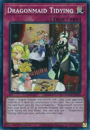 Dragonmaid Tidying (RA04-EN102) - Quarter Century Stampede 1st Edition - Premium Yugioh Single from Konami - Just $0.25! Shop now at Game Crave Tournament Store