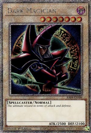 Dark Magician (Arkana) (Platinum Secret Rare) (RA04-EN106) - Quarter Century Stampede 1st Edition - Premium Yugioh Single from Konami - Just $2.19! Shop now at Game Crave Tournament Store