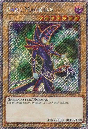 Dark Magician (6th Art) (Platinum Secret Rare) (RA04-EN106) - Quarter Century Stampede 1st Edition - Premium Yugioh Single from Konami - Just $1.02! Shop now at Game Crave Tournament Store
