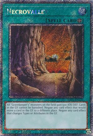 Necrovalley (Platinum Secret Rare) (RA04-EN122) - Quarter Century Stampede 1st Edition - Premium Yugioh Single from Konami - Just $1.02! Shop now at Game Crave Tournament Store