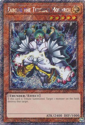 Zaborg the Thunder Monarch (Platinum Secret Rare) (RA04-EN125) - Quarter Century Stampede 1st Edition - Premium Yugioh Single from Konami - Just $0.54! Shop now at Game Crave Tournament Store
