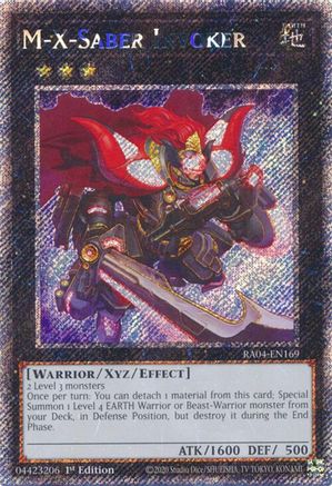 M-X-Saber Invoker (Platinum Secret Rare) (RA04-EN169) - Quarter Century Stampede 1st Edition - Premium Yugioh Single from Konami - Just $0.28! Shop now at Game Crave Tournament Store