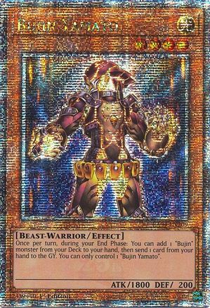 Bujin Yamato (Quarter Century Secret Rare) (RA04-EN209) - Quarter Century Stampede 1st Edition