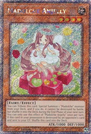Madolche Anjelly (Platinum Secret Rare) (RA04-EN215) - Quarter Century Stampede 1st Edition - Premium Yugioh Single from Konami - Just $0.42! Shop now at Game Crave Tournament Store