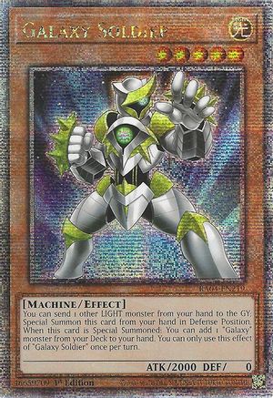Galaxy Soldier (Quarter Century Secret Rare) (RA04-EN219) - Quarter Century Stampede 1st Edition - Premium Yugioh Single from Konami - Just $6.46! Shop now at Game Crave Tournament Store