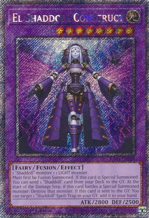 El Shaddoll Construct (Platinum Secret Rare) (RA04-EN229) - Quarter Century Stampede 1st Edition - Premium Yugioh Single from Konami - Just $0.25! Shop now at Game Crave Tournament Store