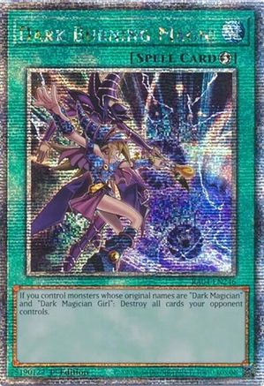 Dark Burning Magic (Quarter Century Secret Rare) (RA04-EN246) - Quarter Century Stampede 1st Edition
