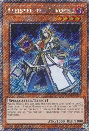 Aleister the Invoker (Platinum Secret Rare) (RA04-EN278) - Quarter Century Stampede 1st Edition - Premium Yugioh Single from Konami - Just $0.48! Shop now at Game Crave Tournament Store