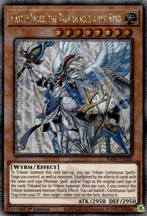 Master Peace, the True Dracoslaying King (Quarter Century Secret Rare) (RA04-EN283) - Quarter Century Stampede 1st Edition - Premium Yugioh Single from Konami - Just $8.11! Shop now at Game Crave Tournament Store
