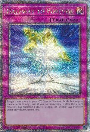 Halfway to Forever (Quarter Century Secret Rare) (RA04-EN285) - Quarter Century Stampede 1st Edition