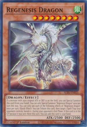 Regenesis Dragon (ALIN-EN015) - Alliance Insight 1st Edition - Premium Yugioh Single from Konami - Just $0.25! Shop now at Game Crave Tournament Store
