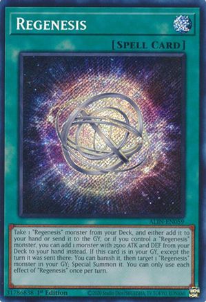 Regenesis (ALIN-EN059) - Alliance Insight 1st Edition - Premium Yugioh Single from Konami - Just $12.51! Shop now at Game Crave Tournament Store