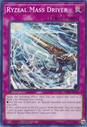 Ryzeal Mass Driver (ALIN-EN075) - Alliance Insight 1st Edition - Premium Yugioh Single from Konami - Just $0.25! Shop now at Game Crave Tournament Store