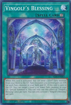 Vingolf's Blessing (ALIN-EN083) - Alliance Insight 1st Edition - Premium Yugioh Single from Konami - Just $0.25! Shop now at Game Crave Tournament Store