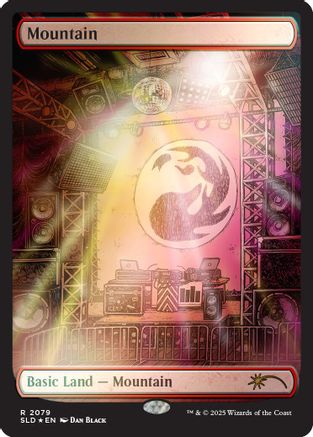 Mountain (2079) (Rainbow Foil) (SLD-2079) - Secret Lair Drop Series Foil - Premium MTG Single from Wizards of the Coast - Just $0.82! Shop now at Game Crave Tournament Store