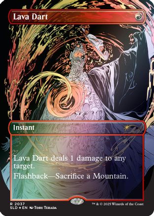 Lava Dart (Rainbow Foil) (SLD-2037) - Secret Lair Drop Series Foil - Premium MTG Single from Wizards of the Coast - Just $1.79! Shop now at Game Crave Tournament Store