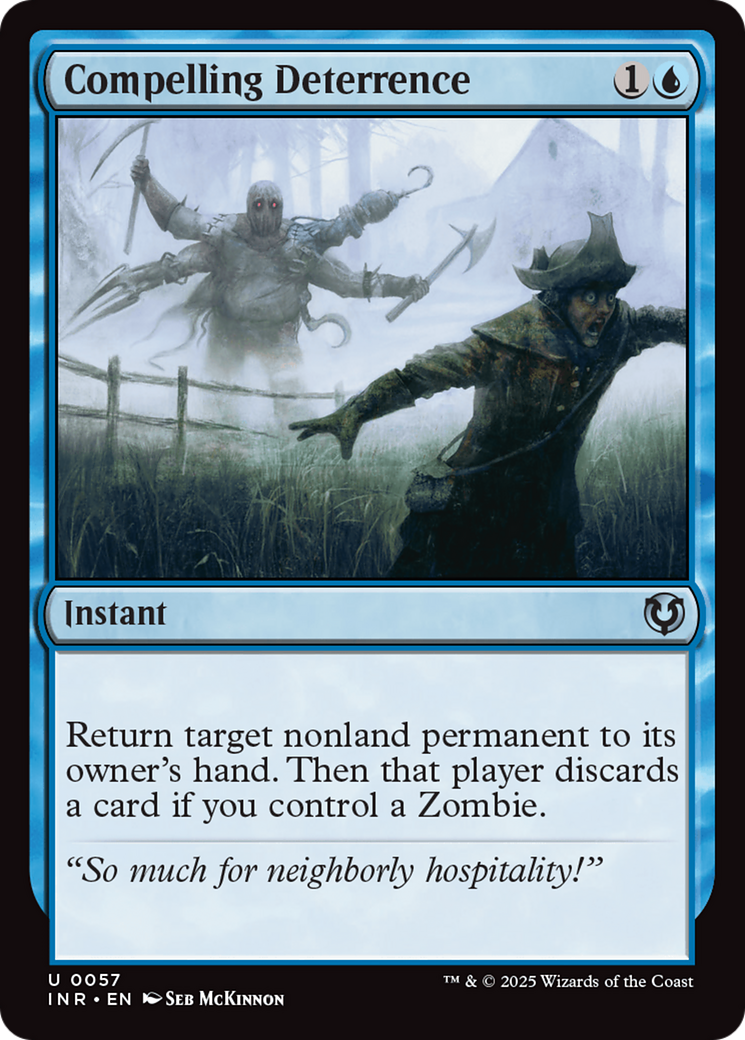 Compelling Deterrence (-057) - Innistrad Remastered - Premium MTG Single from Wizards of the Coast - Just $0.25! Shop now at Game Crave Tournament Store