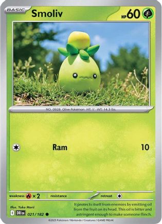 Smoliv 21 - SV10 Destined Rivals Reverse Holofoil