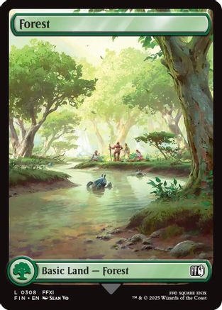 Forest (0308) (FIN-308) - FINAL FANTASY Foil - Premium MTG Single from Wizards of the Coast - Just $0.08! Shop now at Game Crave Tournament Store