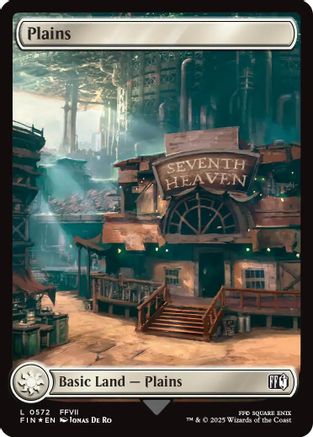 Plains (0572) (Surge Foil) (FIN-572) - FINAL FANTASY Foil - Premium MTG Single from Wizards of the Coast - Just $0.86! Shop now at Game Crave Tournament Store