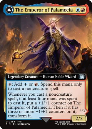 The Emperor of Palamecia (Extended Art) (FIN-484) - FINAL FANTASY - Premium MTG Single from Wizards of the Coast - Just $0.37! Shop now at Game Crave Tournament Store