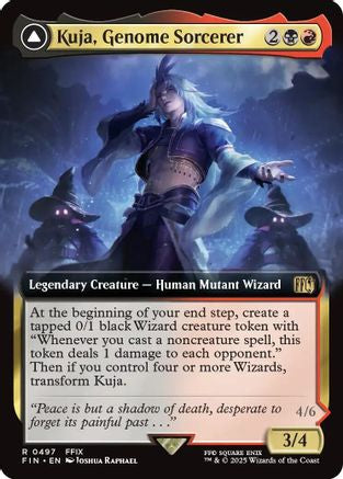 Kuja, Genome Sorcerer (Extended Art) (FIN-497) - FINAL FANTASY Foil - Premium MTG Single from Wizards of the Coast - Just $13.66! Shop now at Game Crave Tournament Store