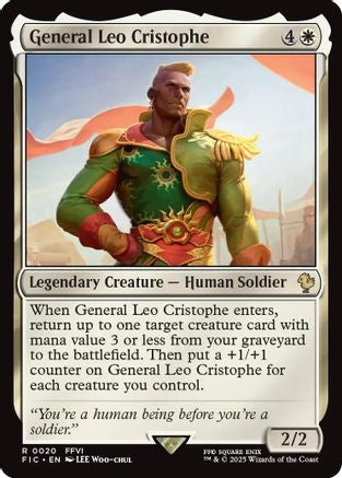 General Leo Cristophe (FIC-020) - Commander: FINAL FANTASY - Premium MTG Single from Wizards of the Coast - Just $0.10! Shop now at Game Crave Tournament Store