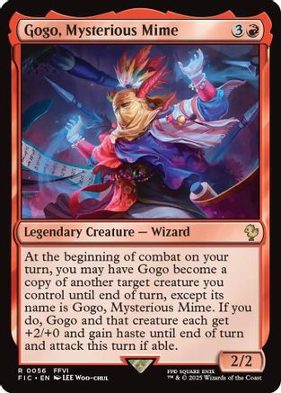 Gogo, Mysterious Mime (FIC-056) - Commander: FINAL FANTASY - Premium MTG Single from Wizards of the Coast - Just $0.57! Shop now at Game Crave Tournament Store