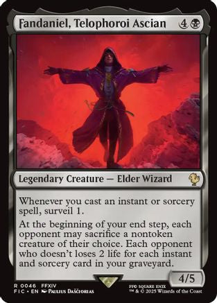 Fandaniel, Telophoroi Ascian (FIC-046) - Commander: FINAL FANTASY - Premium MTG Single from Wizards of the Coast - Just $0.42! Shop now at Game Crave Tournament Store