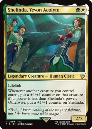 Shelinda, Yevon Acolyte (FIC-094) - Commander: FINAL FANTASY - Premium MTG Single from Wizards of the Coast - Just $0.11! Shop now at Game Crave Tournament Store