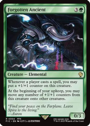 Forgotten Ancient (FIC-304) - Commander: FINAL FANTASY - Premium MTG Single from Wizards of the Coast - Just $0.13! Shop now at Game Crave Tournament Store