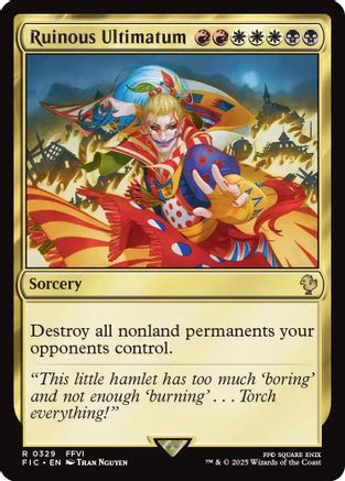 Ruinous Ultimatum (FIC-329) - Commander: FINAL FANTASY - Premium MTG Single from Wizards of the Coast - Just $0.26! Shop now at Game Crave Tournament Store