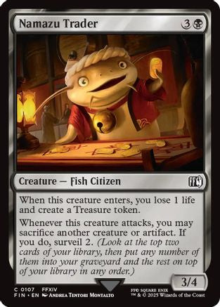 Namazu Trader (FIN-107) - FINAL FANTASY - Premium MTG Single from Wizards of the Coast - Just $0.09! Shop now at Game Crave Tournament Store
